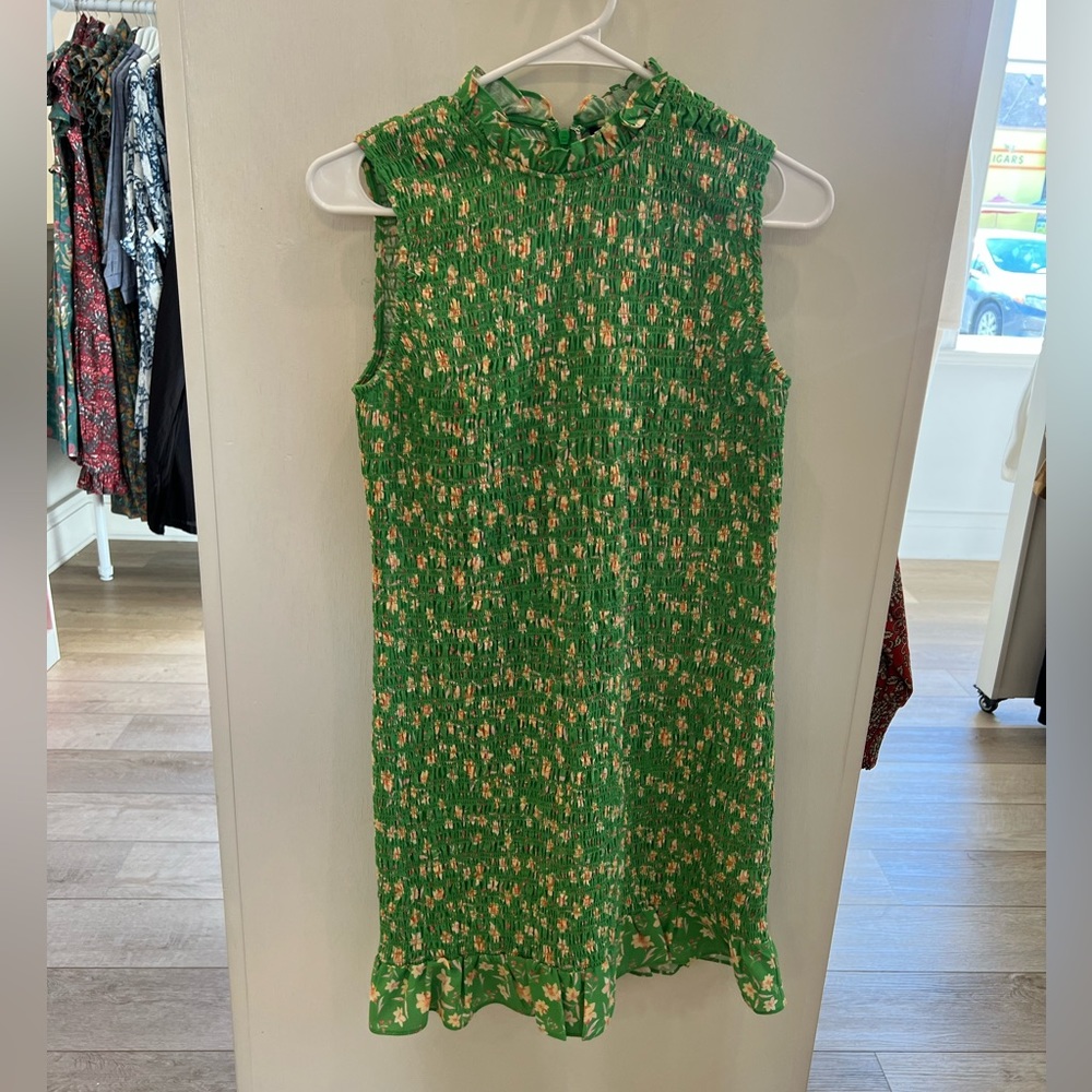 French Connection Smocked Mini Dress
